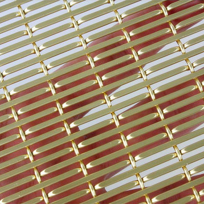 1.5 mm/2 mm de treillis métallique de diamètre de distorsion avec 45,7% de surface d'ouverture pour le travail lourd industriel
