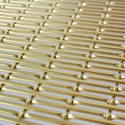 1.5 mm/2 mm de treillis métallique de diamètre de distorsion avec 45,7% de surface d'ouverture pour le travail lourd industriel