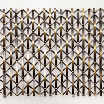 Grille de diamant personnalisée de treillis métallique tissé avec un diamètre de trame de 1,2 mm × 2 mm
