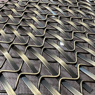 80,75 kg/m2 Grilles de treillis métalliques décoratifs Largeur 0,6m-2,4m Produit