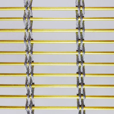 Réseau métallique certifié résistant au feu en acier inoxydable de 8 mm pour revêtement de ventilation de façade de bâtiment de grande hauteur
