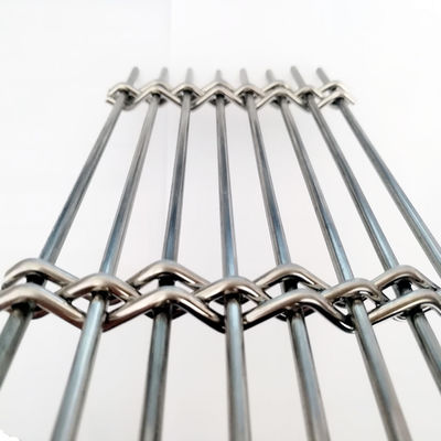 Rideau de treillis métallique en acier inoxydable flexible pour les installations de grands halls d'entrée