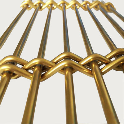 Rideau de treillis métallique en acier inoxydable flexible pour les installations de grands halls d'entrée