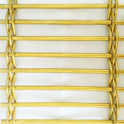 Rideau de treillis métallique en acier inoxydable flexible pour les installations de grands halls d'entrée