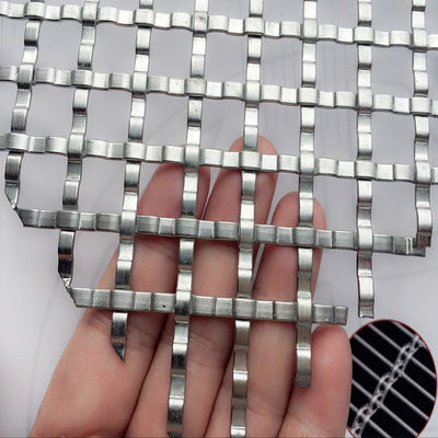 Panneaux de treillis métalliques en acier inoxydable pour intérieur et extérieur