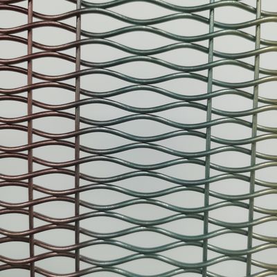 Grilles de treillis métalliques décoratifs en aluminium de 18 mm pour portes d'armoires