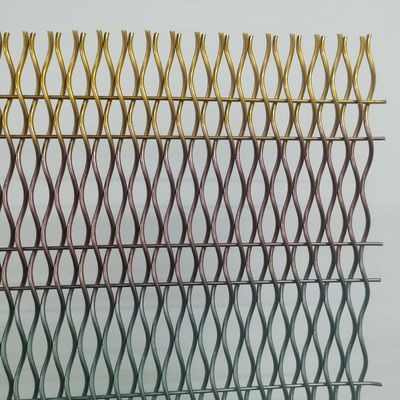 Largeur de filet en fil de fer tissé polyvalent et élégant Décoratif Largeur de filet en fil de fil tissé 0,6 m-2,4 m