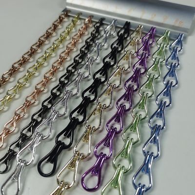 Chaînes de rideaux en treillis métallique en aluminium décoratif - Conception personnalisée et durable