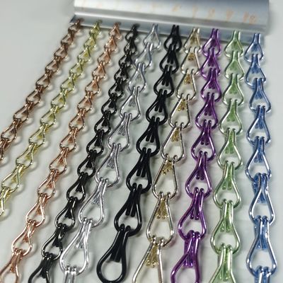 Chaînes de rideaux en treillis métallique en aluminium décoratif - Conception personnalisée et durable