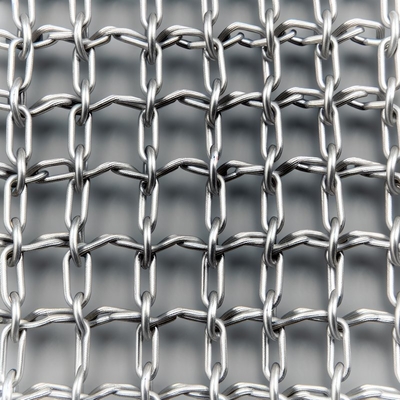Chaînes de rideaux en treillis métallique en aluminium décoratif - Conception personnalisée et durable