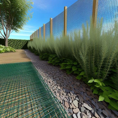 2.0mm Diamètre de fil de fil architectural filet de fil tissé pour jardinage paysager