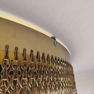 Résistance et durable chaîne métallique mouche parasite insecte rideau de porte pour portes