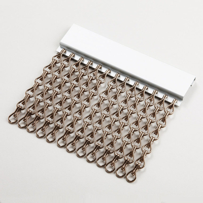 Couleur naturelle décorative de Chainmail Ring Mesh Curtain Screen Building Facades