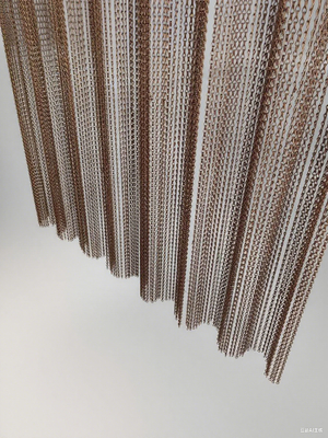 Couleur naturelle décorative de Chainmail Ring Mesh Curtain Screen Building Facades