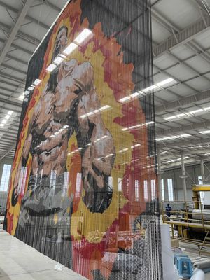 Moustiquaire en chaîne d'aluminium solide et durable, idéale pour les usines de transformation alimentaire