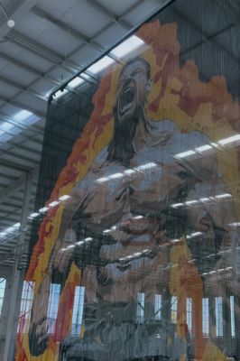 Moustiquaire en chaîne d'aluminium solide et durable, idéale pour les usines de transformation alimentaire