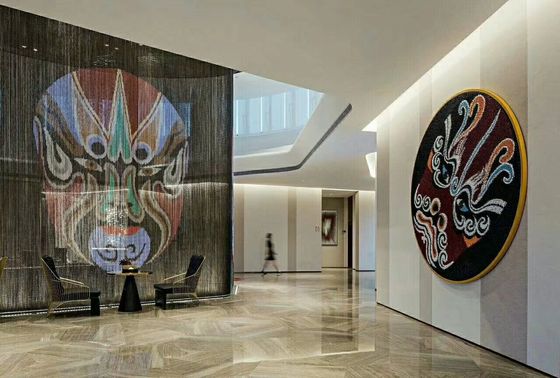 Résistance et durable chaîne métallique mouche parasite insecte rideau de porte pour portes