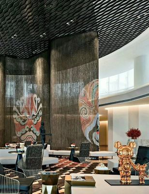 Résistance et durable chaîne métallique mouche parasite insecte rideau de porte pour portes