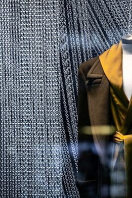 Moustiquaire à chaînes en aluminium, distance entre les chaînes de 24 mm, installation facile et bonne ventilation pour la protection contre les insectes