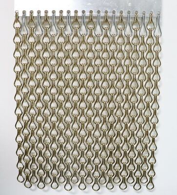 Moustiquaire à chaînes en aluminium, distance entre les chaînes de 24 mm, installation facile et bonne ventilation pour la protection contre les insectes