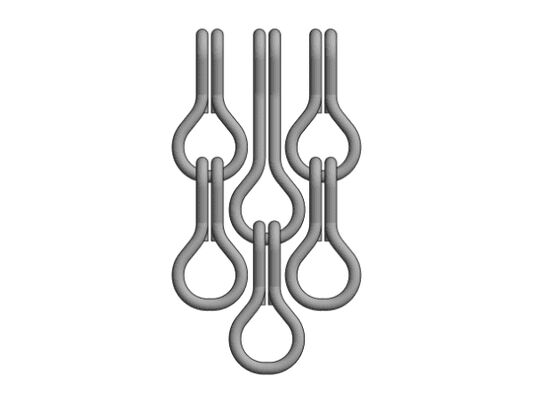 Écran de mouche en aluminium de taille de chaîne de 12x24 mm avec une surface ouverte de 60% et un diamètre de fil de 1,2 mm pour un contrôle efficace de la mouche