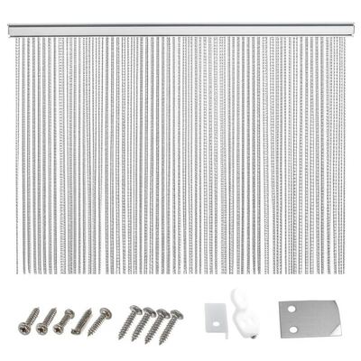Moustiquaire à chaîne en aluminium de taille 12x24mm avec une surface ouverte de 60% et un diamètre de fil de 1,2mm pour la protection contre les insectes