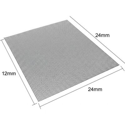 Moustiquaire à chaîne en aluminium de taille 12x24mm avec 60% de surface ouverte et un diamètre de fil de 1,2mm pour le contrôle des insectes