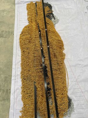 Moustiquaire en chaîne d'aluminium durable, idéale pour l'industrie, offrant une protection efficace contre les insectes et une performance durable