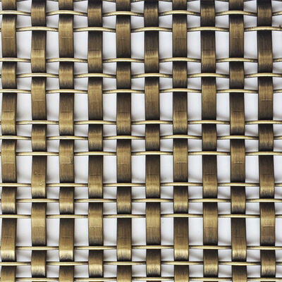 Tissu métallique architectural personnalisé de largeur personnalisée, solution idéale pour les revêtements muraux intérieurs et extérieurs et les pare-soleil