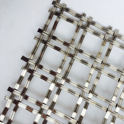 Anodisation de treillis métallique architectural, taille de maille personnalisée, adaptée à la filtration et aux applications architecturales créatives