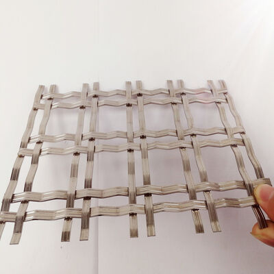 Anodisation de treillis métallique architectural, taille de maille personnalisée, adaptée à la filtration et aux applications architecturales créatives