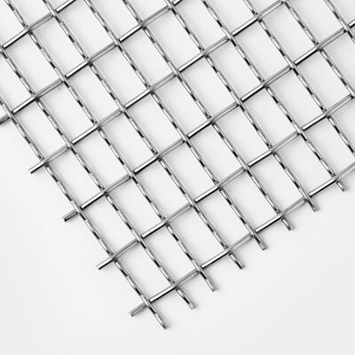 Tôle d'acier inoxydable architecturale tissée pour bardage extérieur