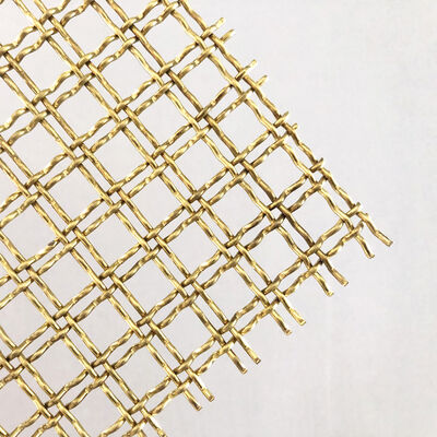 Tone d'or fil cramponné architectural fil tissé maille ouverte cellules de diamants