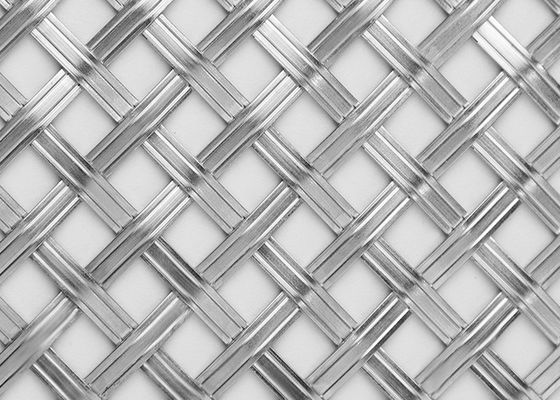 Séparation d'acier inoxydable de fil plat pour le grillage tissé architectural
