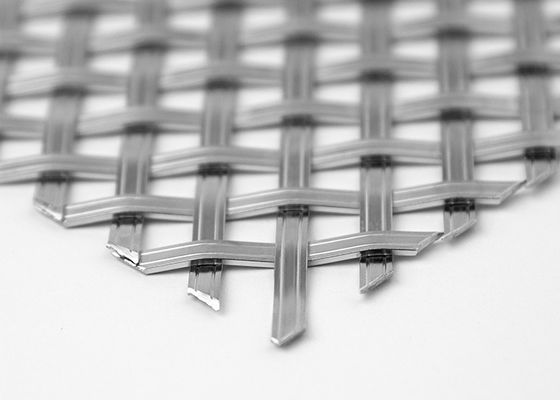Séparation d'acier inoxydable de fil plat pour le grillage tissé architectural