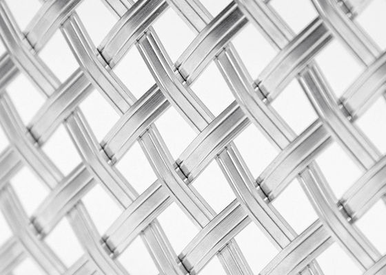 Séparation d'acier inoxydable de fil plat pour le grillage tissé architectural