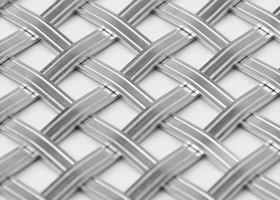 Séparation d'acier inoxydable de fil plat pour le grillage tissé architectural