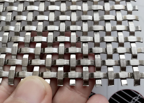 Grillage tissé par Mesh Wall Cladding For Architectural décoratif en métal d'acier inoxydable