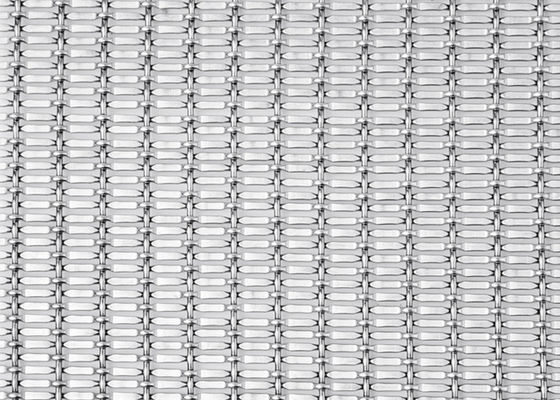 Diviseurs de pièce décoratifs tissés par 5mm titaniques en métal de Mesh Fabric 15m en métal d'électrodéposition