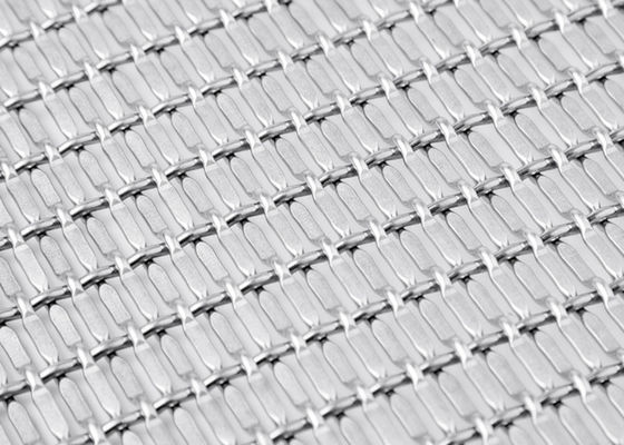 Diviseurs de pièce décoratifs tissés par 5mm titaniques en métal de Mesh Fabric 15m en métal d'électrodéposition