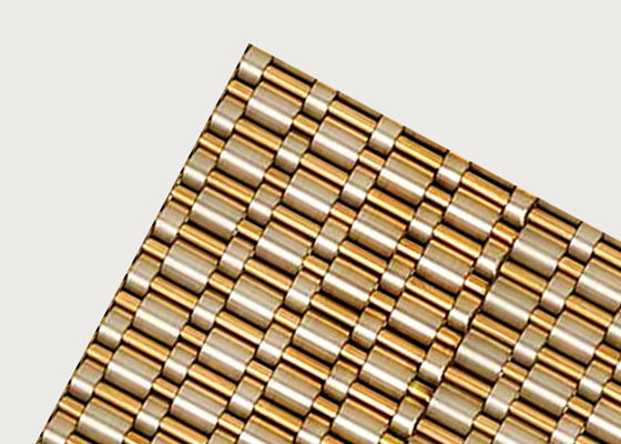 Largeur et longueur personnalisées Résistance à la corrosion des mailles métalliques architecturales pour des performances durables