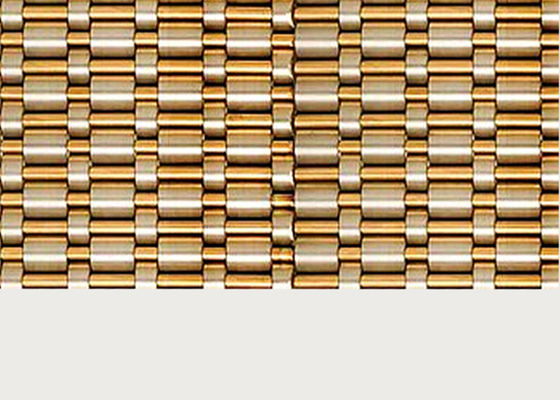 Largeur et longueur personnalisées Résistance à la corrosion des mailles métalliques architecturales pour des performances durables