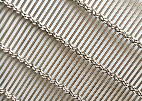 GV architectural d'acier inoxydable Mesh Curtains de Galavanized d'armure