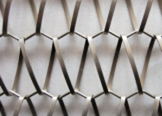 fil 304 Mesh Woven Stainless Steel Fabric en spirale de 6.5mm à haute résistance