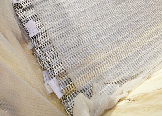 20ft ont compliqué le fil en spirale Mesh For Solar Shading d'acier inoxydable