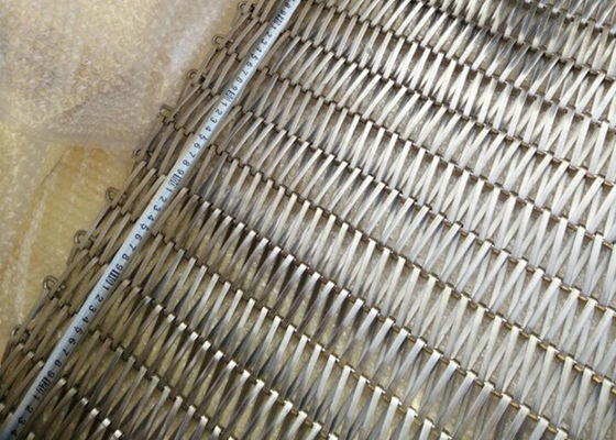 20ft ont compliqué le fil en spirale Mesh For Solar Shading d'acier inoxydable