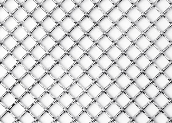 maille en métal de Mesh Square Stainless Steel Woven de fil de cuir embouti de serrure de GV de 3×6m