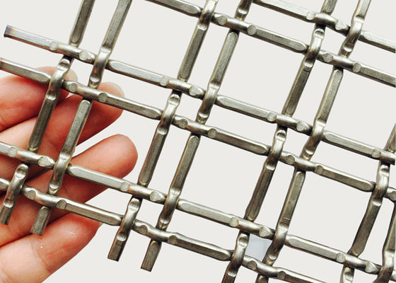 4" » fil en laiton Mesh Decorative Fence ISO9000 du double ×4 serti par replis par 13ft