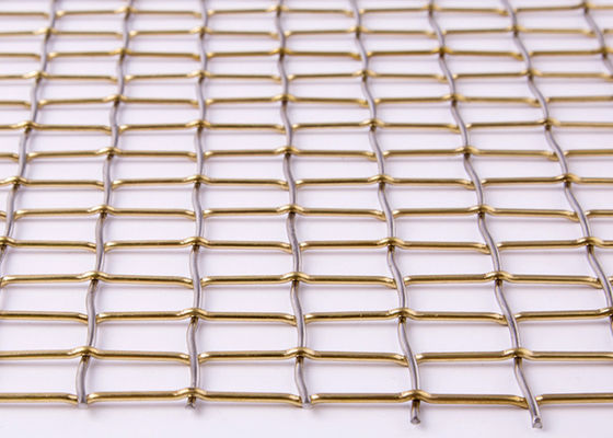 Fil Mesh Square Hole de cuir embouti de serrure de SS321 2.5m