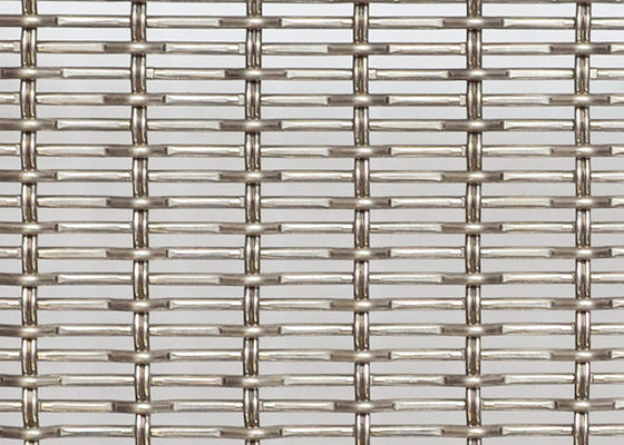 OEM tissé rigide de Mesh Stairs Railing de fil de cuir embouti de serrure d'acier inoxydable